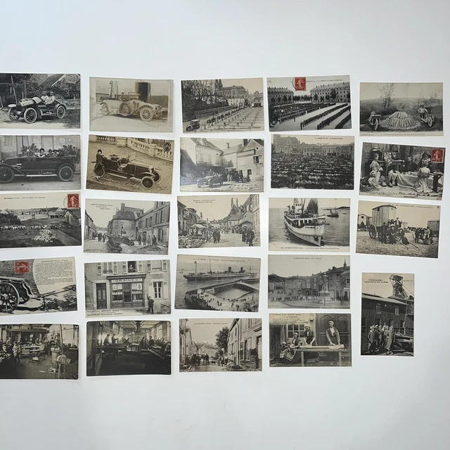 Cartes Postales Anciennes Animées 1910-1920 Lot L 24 CPA