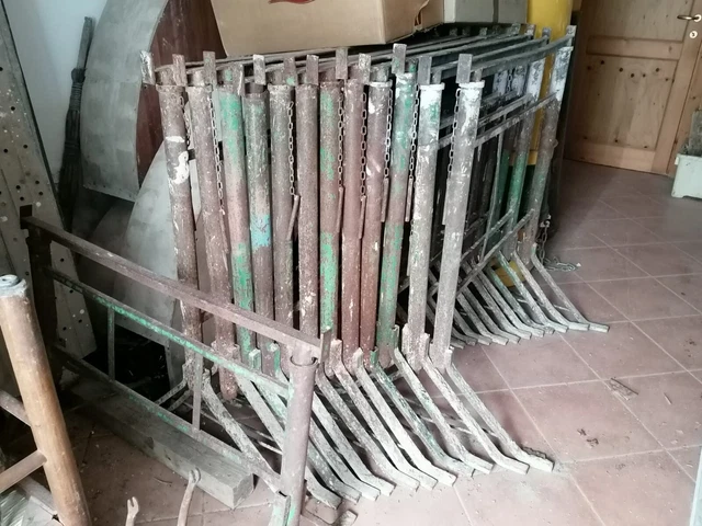 2 Cavalletti Telescopici Per Ponteggi - Altezza Regolabile 80-130cm, Portata 200kg, Ideali Per Cantieri E Fai Da Te