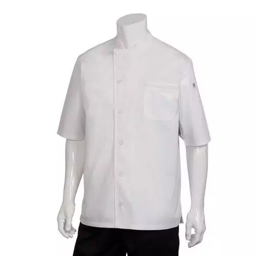 Chef Works Valais Cool Vent Chef Coat Jacket - White, Black, Gray - All Sizes