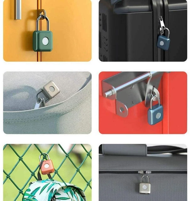 Meilleur Cadenas D'Empreinte Digitale Biométrique Electronique Sans Clé Etanche 7