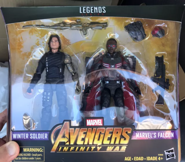 Marvel Legends 6" MCU Falcon + Winter Soldier Avengers Infinity War New Bucky