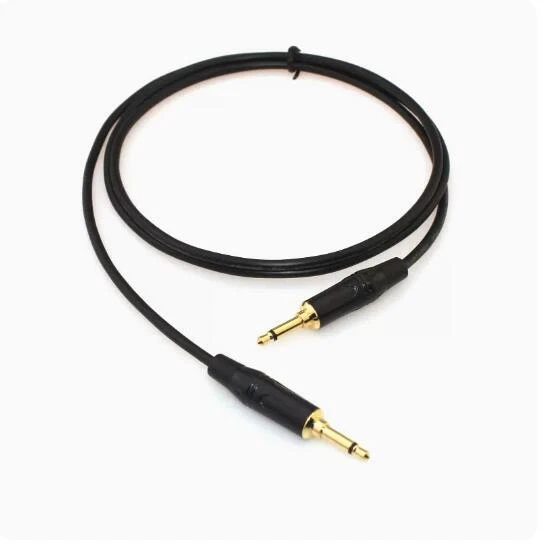 T02 3.5mm Mono to 3.5 Mono Small 2-Core Audio Cable AUX Synthesizer DC Trigger