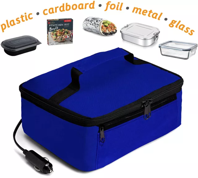 Portable Electric Lunch Bento Box Food Warmer Mini Microwave Oven for Car Truck