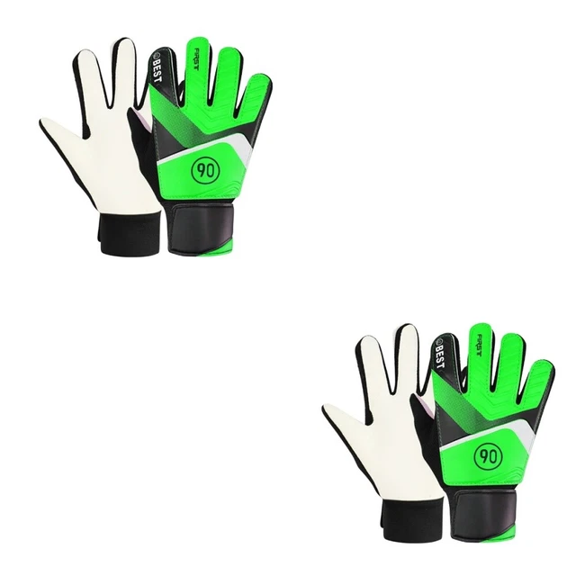 HHH Torwarthandschuhe Für Kinder - Fußballhandschuhe Mit Doppelter Handgelenkstütze