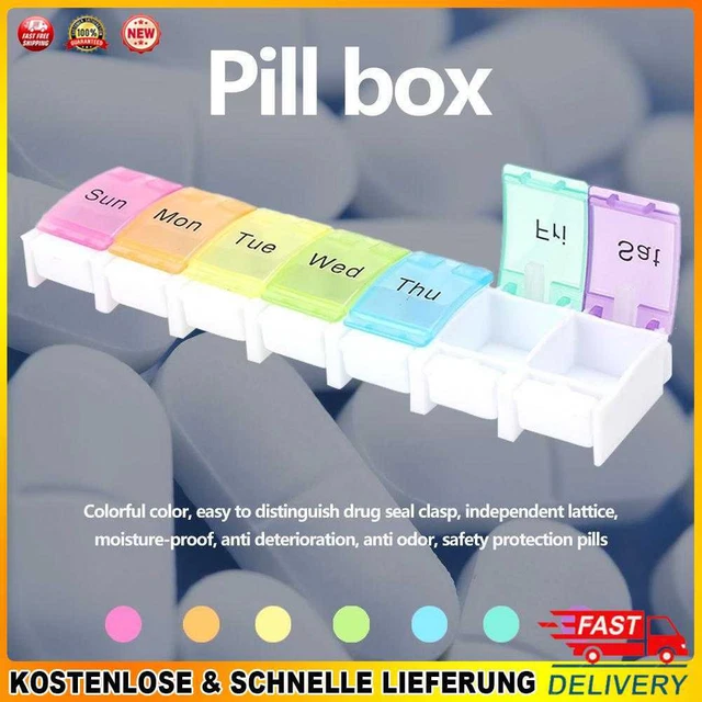 Scatola per pillole design scatola per compresse scatola per farmaci 7 giorni 1 settimana piccola