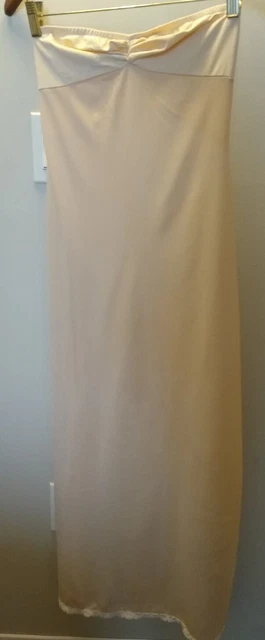 Darling Small Beige Full Slip Lace Hem Lingerie 43 1/2 " Full Length