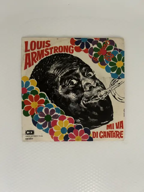 LOUIS ARMSTRONG - Mi va di cantare / Grassa e bella Vinile 45 giri 7'' 2