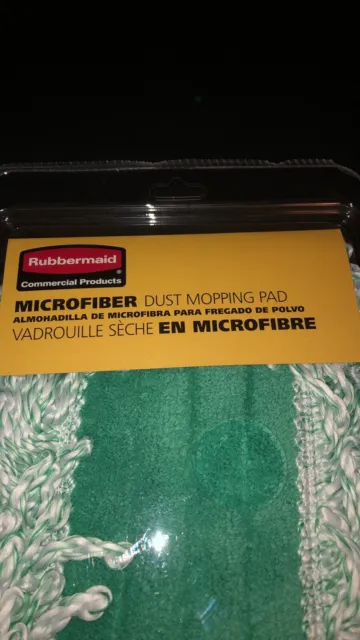 Rubbermaid Commercial Products Microfiber GREEN 18" Dust Pad with Fringe Q408