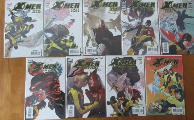 X-Men : First Class Limited Series #1-8 & X-Men First Class Special #1 VF/NM