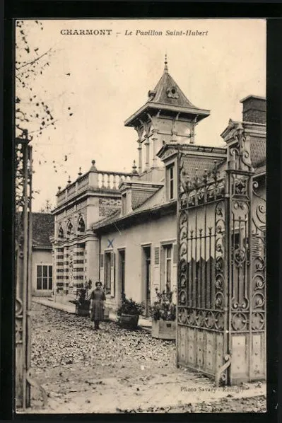 CPA Charmont, Le Pavillon Saint-Hubert 1927