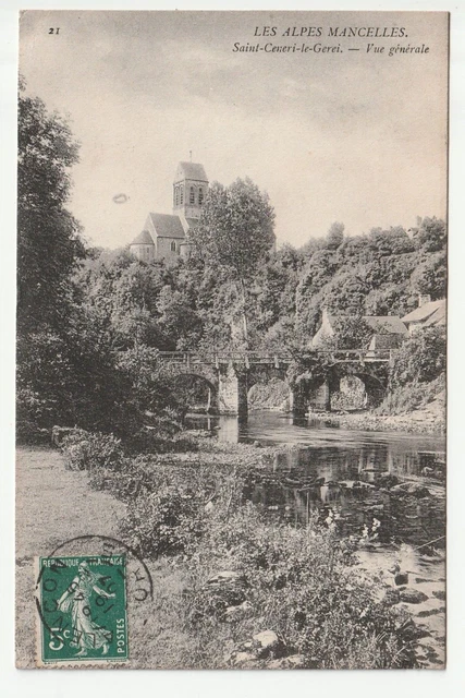 SAINT CENERI LE GEREI - Orne - CPA 61 - general view