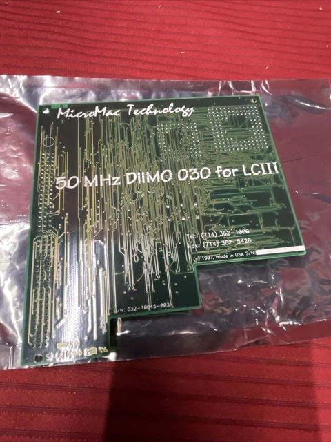 DiiMOCache 50MHz アクセラレータ (Macintosh) DiiMOCache 50MHz アクセラレータ (Macintosh) Macintosh accelerator