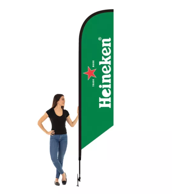 Heineken Wing Flag New in Box 10 ft Tall