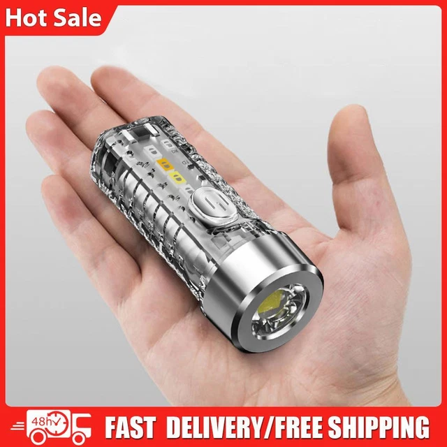 LED Flashlight Super Bright Keychain Flashlight Waterproof for Outdoor Emergency