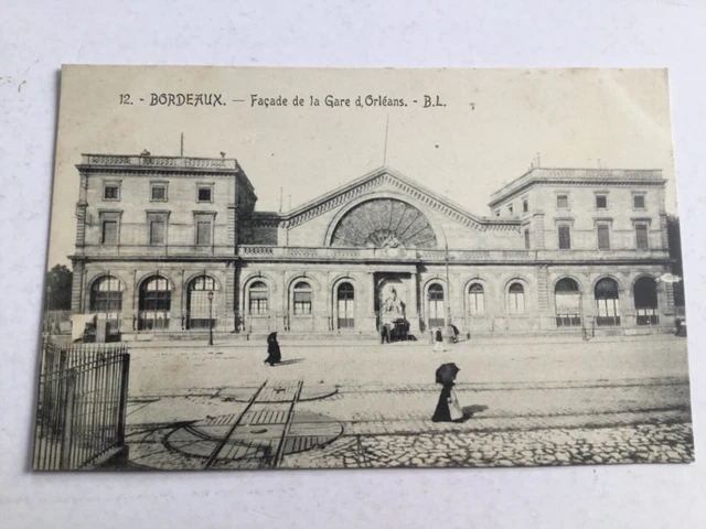 CPA (33) Gironde - Bordeaux - Façade de la gare d’Orleans