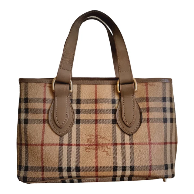 Burberry Bag Haymarket Check Regent Small Tote