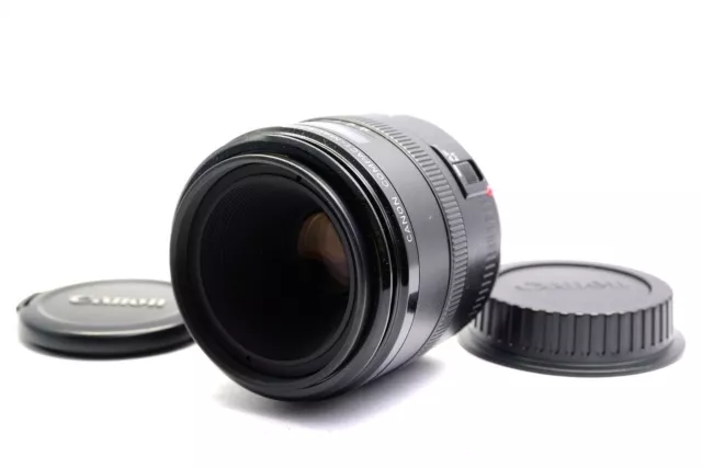 [N Mint ] Canon Ef 50mm F/2.5 Compact Macro Af Objectif Avec / Bouchons De Japon