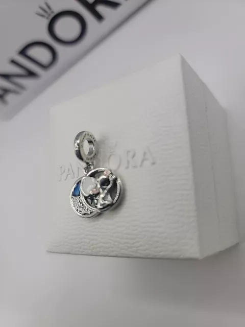 Pandora Disney Parks Exclusive Ratatouille Remy Double Charm Dangle  B37 3