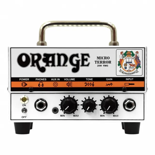 Orange Amps Micro Terror 20 Hybrid Portable Guitar Amplifier Head 20W 1-Ch