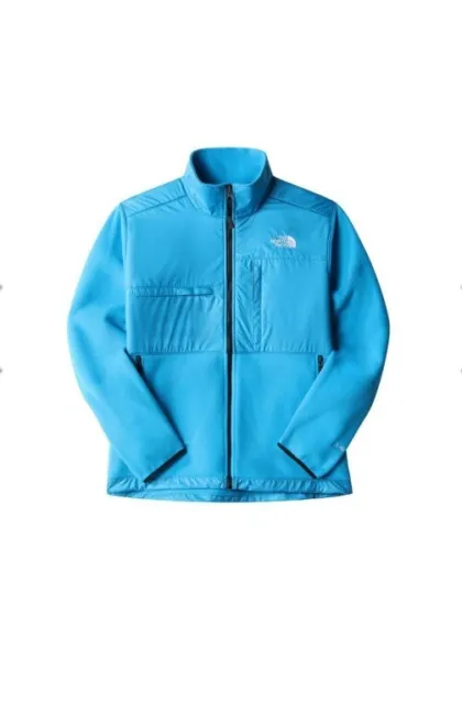 Mens The North Face Denali Full Zip Heavy Polartec Fleece Jacket - Blue XL $179