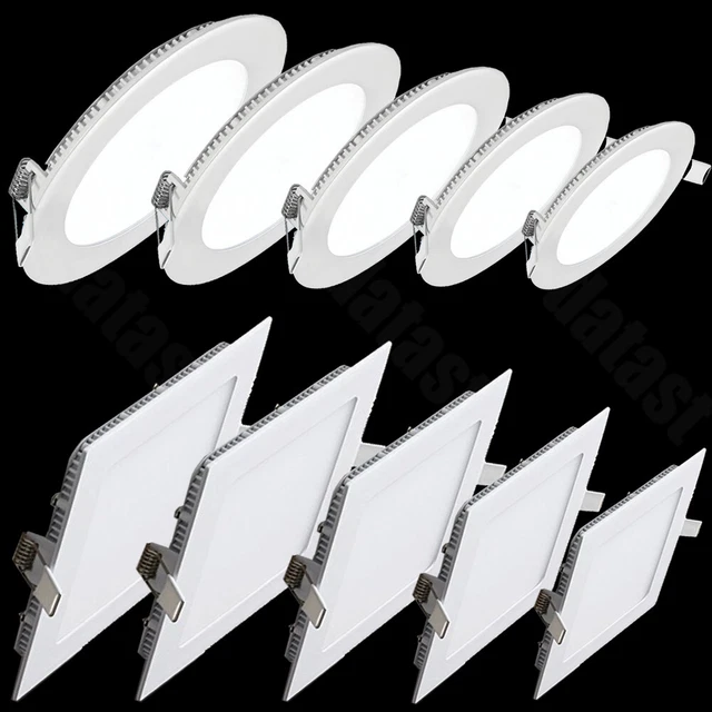 Einbaustrahler Deckenlampe Einbaulampe LED Deckenleuchte weiß, 3W 230lm warmweiß, DxH 8,2 x 7,5