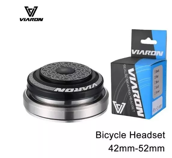 Viaron Black Integrated Tapered Headset IS42/28.6 | IS52/40  IS42/28.6 IS52/40