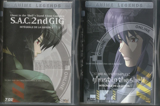 GHOST IN THE Shell Stand Alone Complex Saison 1 Et 2 Coffret Dvds EUR ...