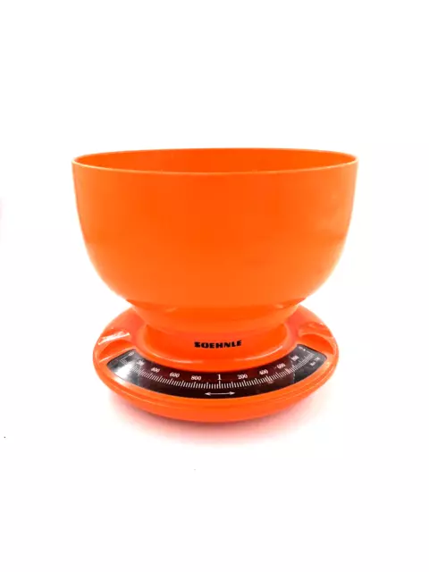 SOEHNLE Balance 2kg Orange Vintage 70er Années Culte Rétro Pour La Cuisine