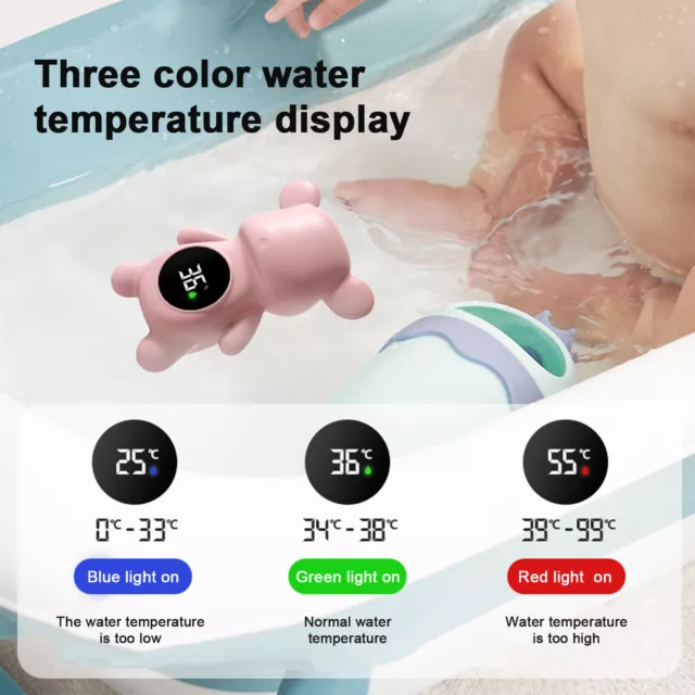 Termometro doccia giocattolo sicuro vasca da bagno sensore di temperatura bambino adorabile