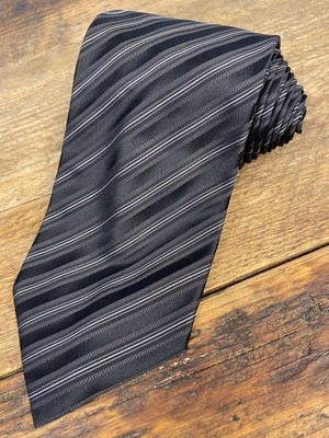 AQUASCUTUM SMART biscotto e Argento a Pois Stampa tie PURA SETA LOT-13-2 