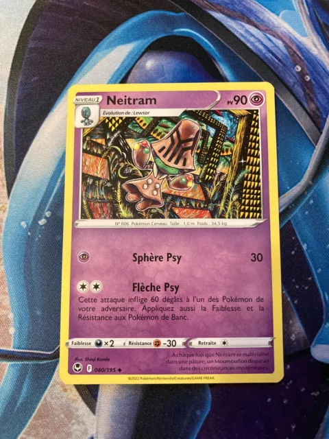 Carte Pokémon Neitram 080/195 - EB12 Tempête Argentée