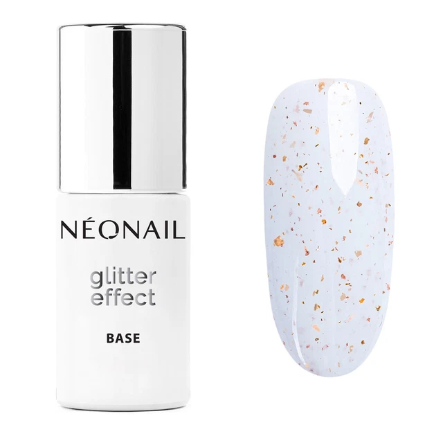 5904553605666 Glitter Effect Base baza hybrydowa White Sparkle 7.2ml NeoNail