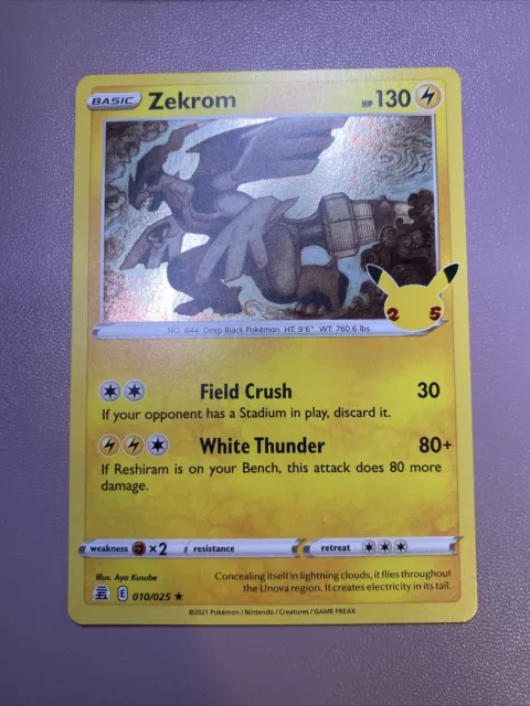 Zekrom - Celebrations Pokémon card 010/025