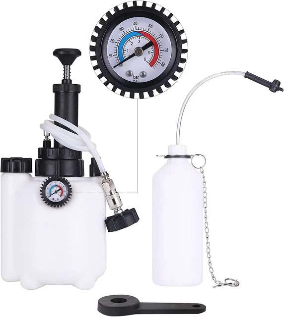 Spurgo Freni 3L Spurgo Freni Auto Cambio Liquido Freni Con Contenitore 1L Di Asp