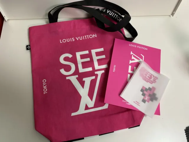Louis Vuitton SEE LV Tote Bag Sticker Promo Tokyo Exhibition