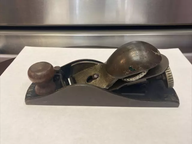 Vintage Stanley No 140 skew block rabbet plane collectible woodworking tool
