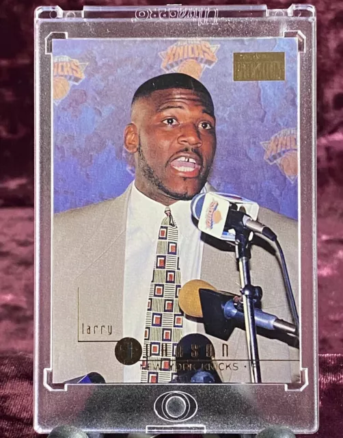 Larry Johnson 1996 Skybox Premium #76 MINT NY Knicks Jersey Barrett Randle UNLV
