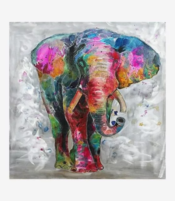 Quadro dipinto elefante