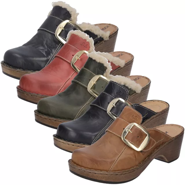 Josef Seibel Mules Femmes Sabot avec Boucle Et Talon en Bloc Lily 10 77610