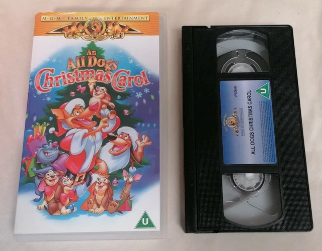 VHS VIDEO - An All Dogs Christmas Carol VHS Video Tape PAL UK Children