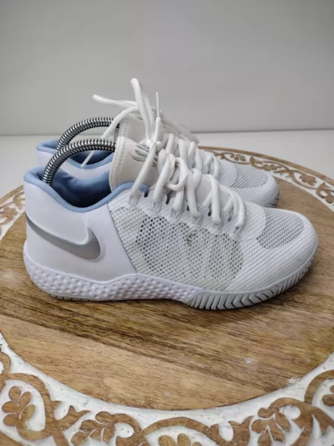 Nike women s flare tennis shop shoes white and black