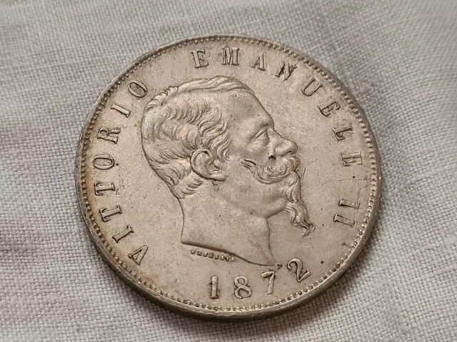 Lotto 5 Lire Vittorio Emanuele II  E Umberto I argento 6 monete Scudi 3