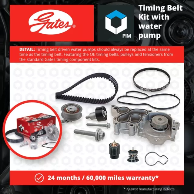 Timing Belt & Water Pump Kit fits SKODA FABIA NJ3, NJ5 1.2 1.6 14 to 16 Set New