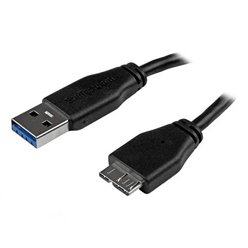 StarTech.com 3m 10ft Slim USB 3.0 A to Micro B Cable M/M - Mobile Charge Sync
