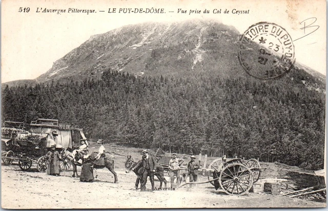 63 SOMMET PUY DE DOME  carte postale ancienne [REF 53119]