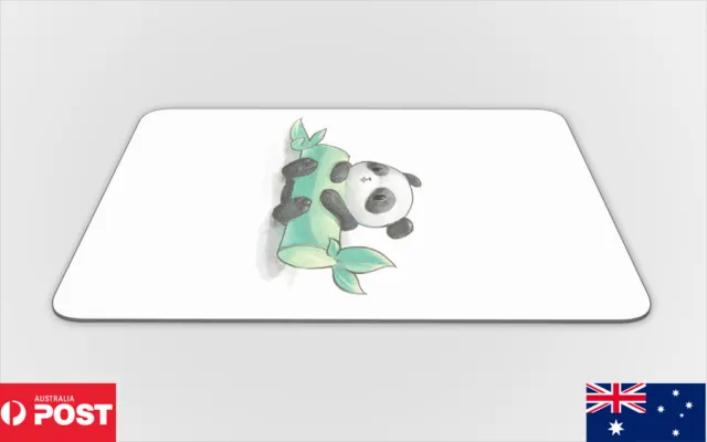 Mouse Pad Desk Mat Anti-Slip|Cute Panda Sketch Drawing Art #1