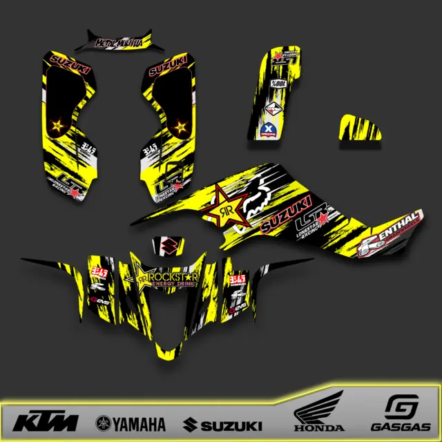 LTZ 400 suzuki Wrap M Bild Sticker Set Aufkleber Atv Quad 2003 - 2008