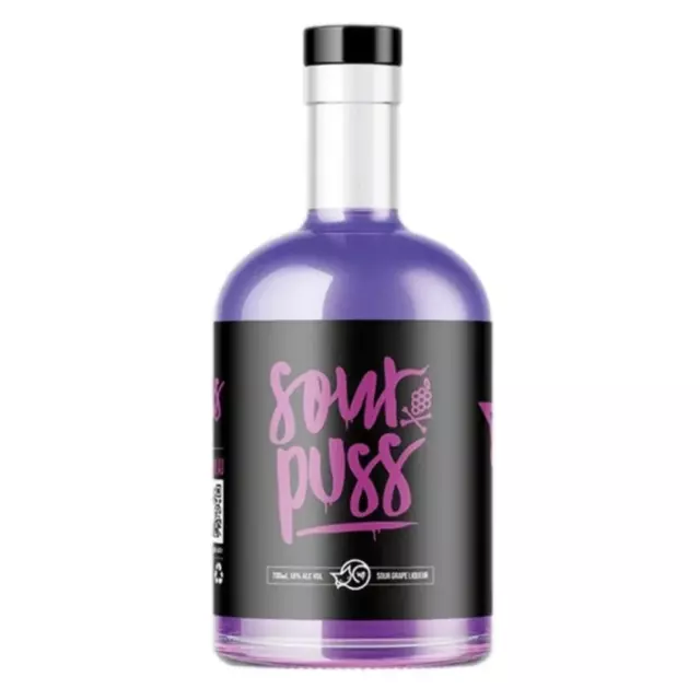 Sour Puss Grape Liqueur Shot Bottle 700ml