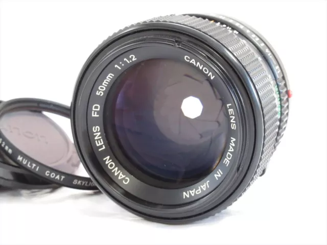 【EXC+++++ !!】Canon Nouvel objectif NFD FD 50 mm f/1.2 Standard avec filtre...