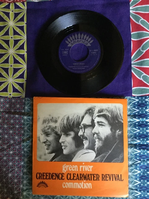 Disque Vinyle  45 Tours  - Single - Creedence Clearwater Revival - Green River